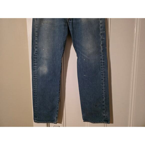 Levis Mens 501 XX Original Fit Button Fly Straight Leg Jeans Size 36 x 34 Y2K - Picture 10 of 12